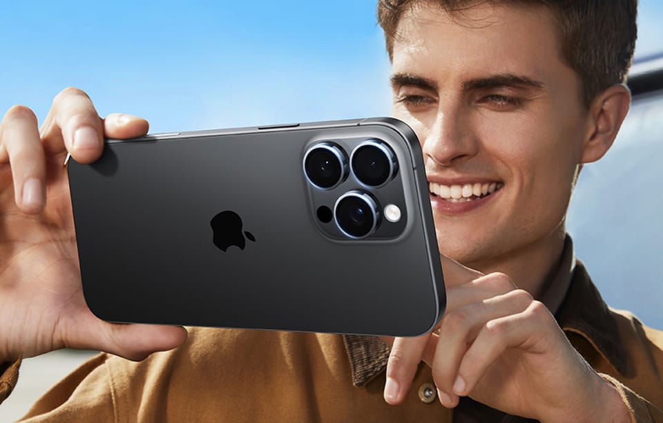 Szkło na aparat Lensguard dla iPhone 16 ProMax (Czarne)