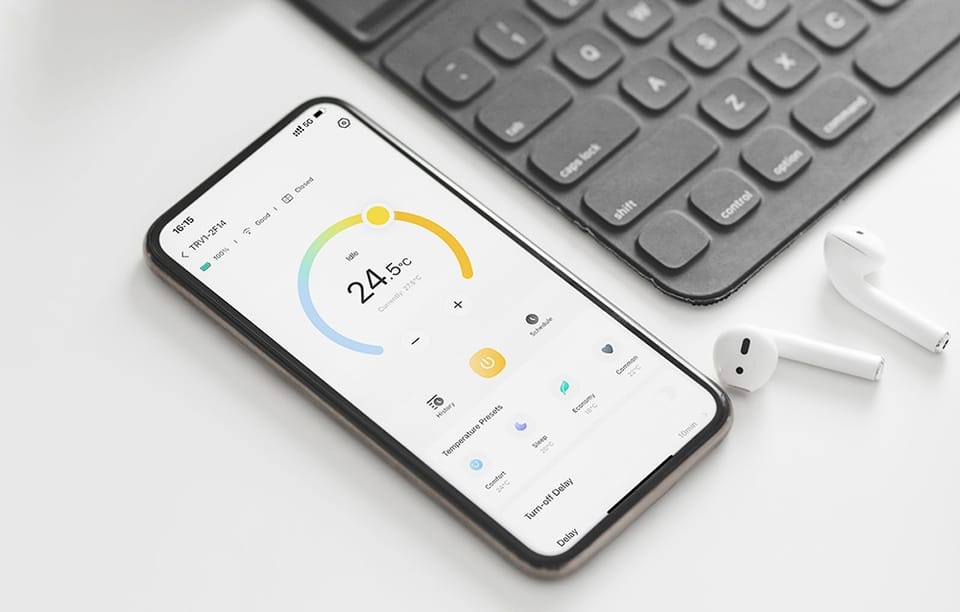 Zestaw głowica termostatyczna IMOU KIT-TRV1-EU-2 ZigBee