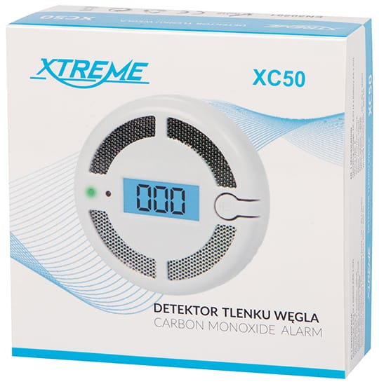 Detektor, czujnik czadu Xtreme XC50 3xAAA