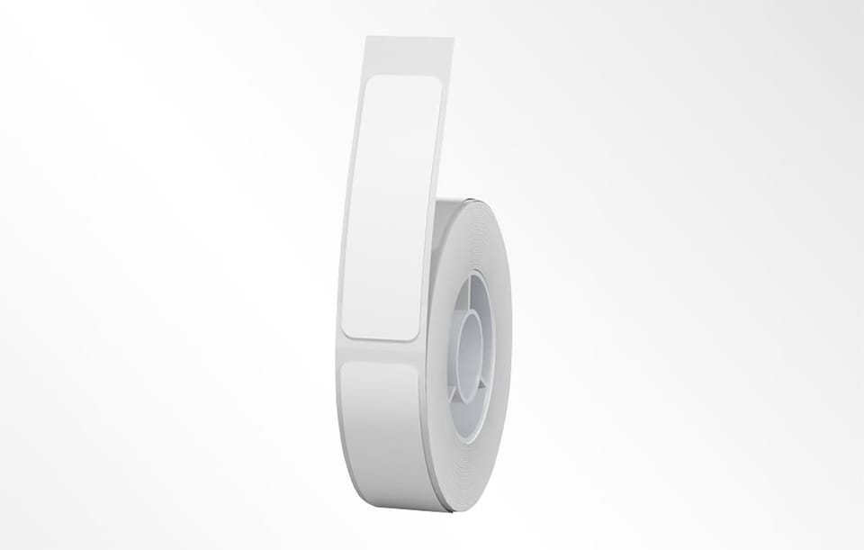 Etykiety Termiczne Niimbot naklejki 12x40 mm, 160 szt (Białe)