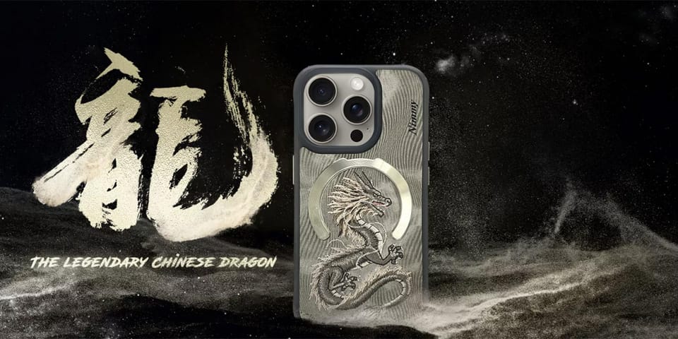 Etui Nimmy Dragon MagSafe do iPhone 16   szary