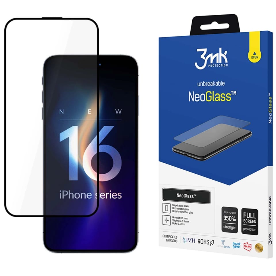 3MK NeoGlass iPhone 16 Pro Max 6.9" czarny/black