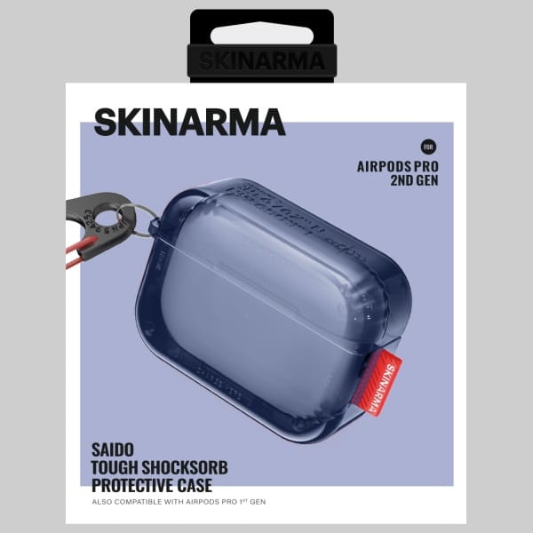 Etui Skinarma Saido do AirPods Pro 2     ciemny niebieski