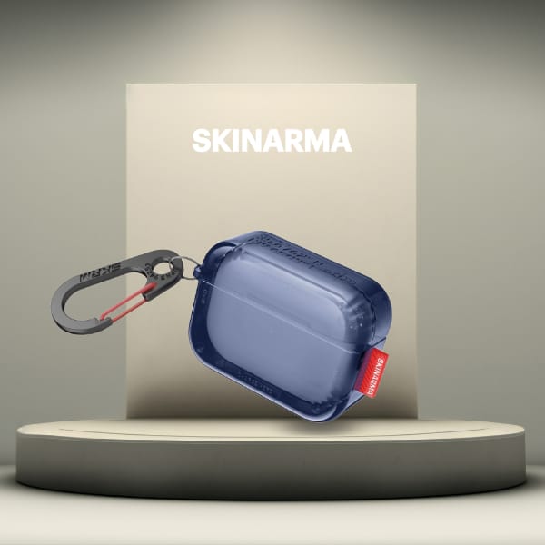 Etui Skinarma Saido do AirPods Pro 2      ciemny niebieski