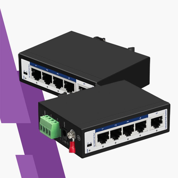 Przedłużacz PoE 2-portowy, PoE extender 250m, przedłużacz Ethernet PoE, kompatybilny z IEEE 802.3af/at, przedłużacz zasilania sieciowego, PoE do kamer IP, urządzenie do monitoringu sieci, PoE extender o kompaktowym rozmiarze