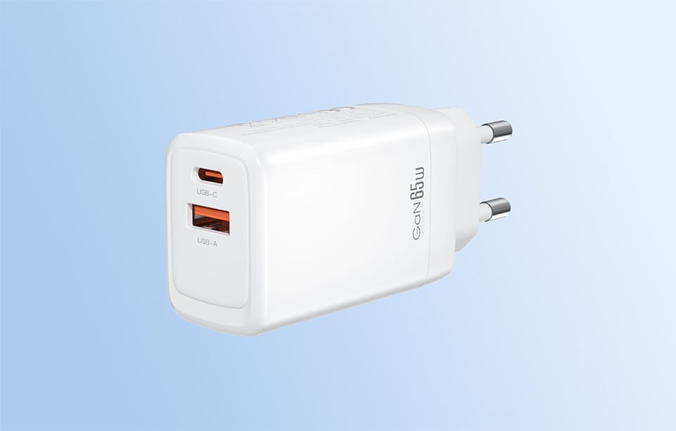 Ładowarka sieciowa XO CE17, 65W, 1x USB-C, 1x USB-A