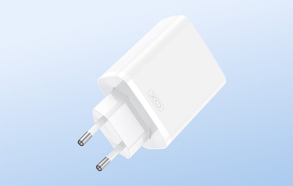 Ładowarka sieciowa XO CE22, 45W, GaN, 2x USB-C, 2x USB-A