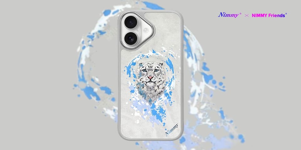 Etui Nimmy Pantera MagSafe do iPhone 16  jasnoszary