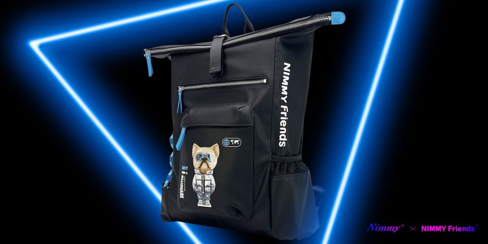 Plecak Nimmy Cool&Cute 2.0 Dog do        laptopa czarny