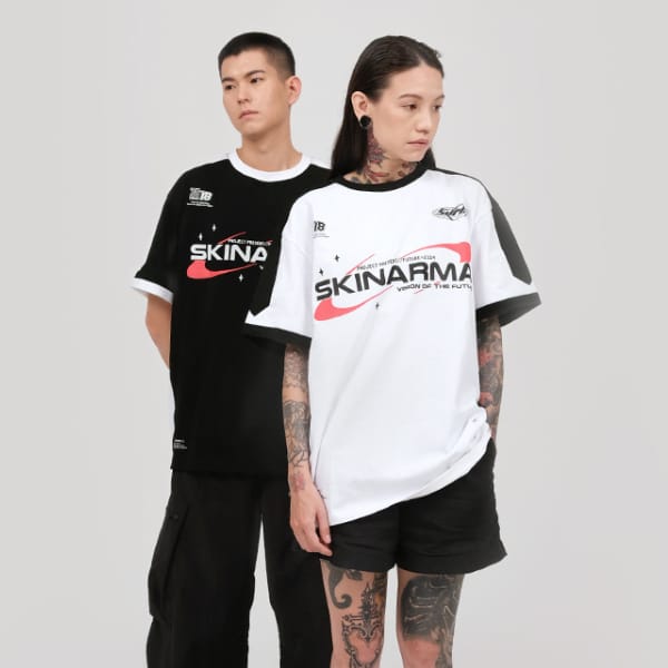 Skinarma T-Shirt Halo L czarny/black