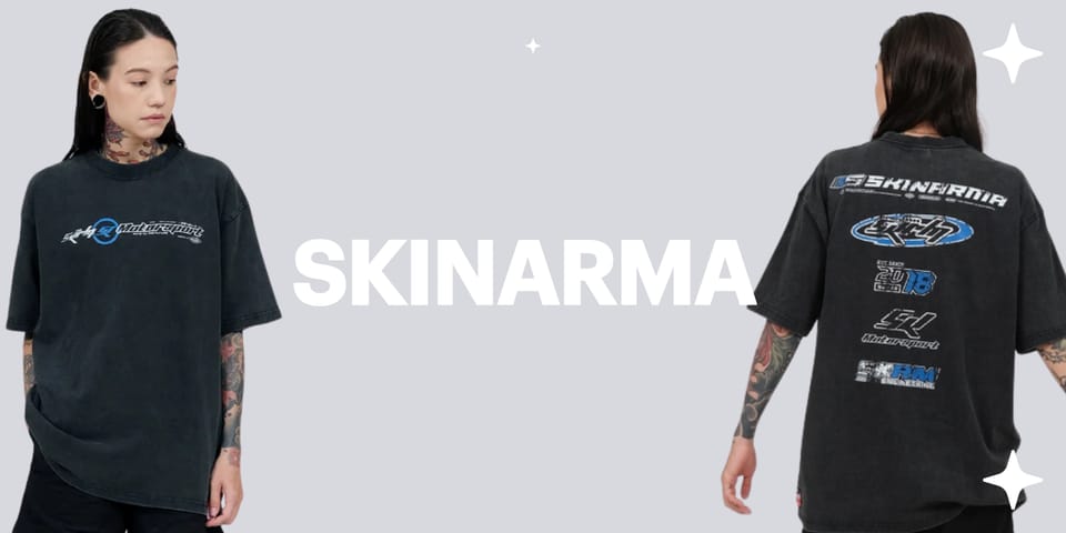 T-shirt Skinarma Asphalt L czarny