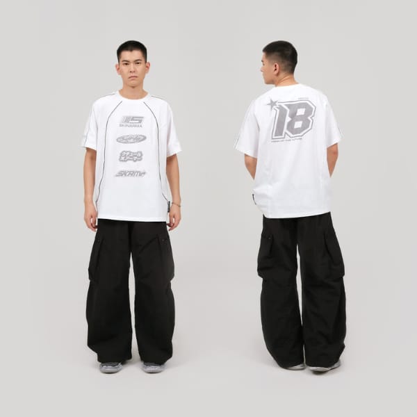 T-shirt Skinarma Delta L biały