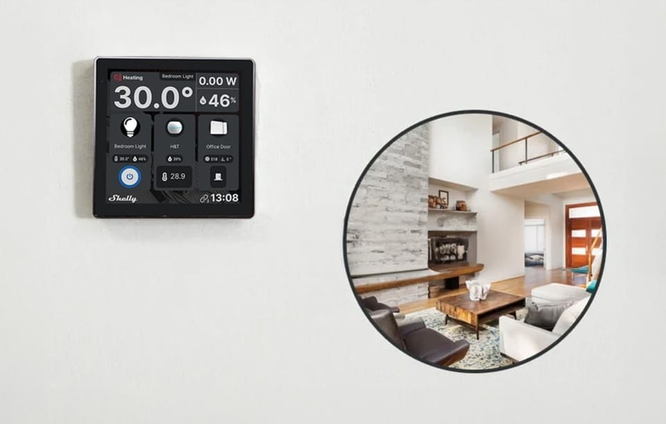 Zestaw SHELLY Wall Display + BLU H&T (czarny)