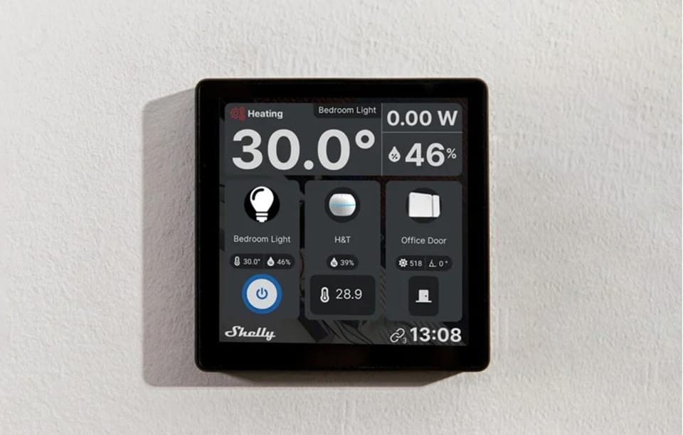 Zestaw SHELLY Wall Display + BLU H&T (czarny)