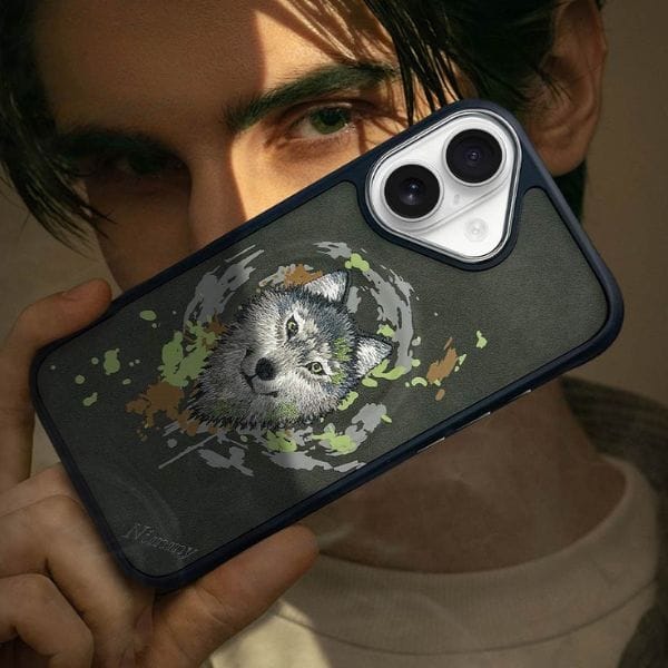 Etui Nimmy Wilk MagSafe do iPhone 16 Pro ciemnoszary