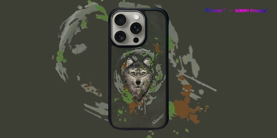 Etui Nimmy Wilk MagSafe do iPhone 16 Pro ciemnoszary