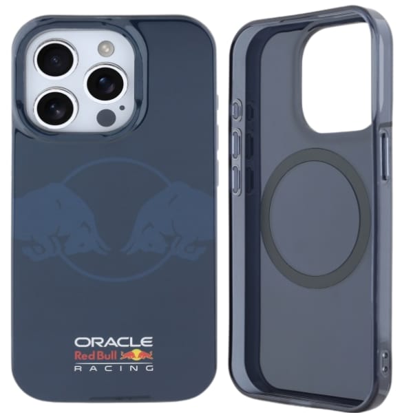 Red Bull RBHMP15L24HIDBV iPhone 15 Pro   6.1" hardcase granatowy/navy IML Two Bulls MagSafe