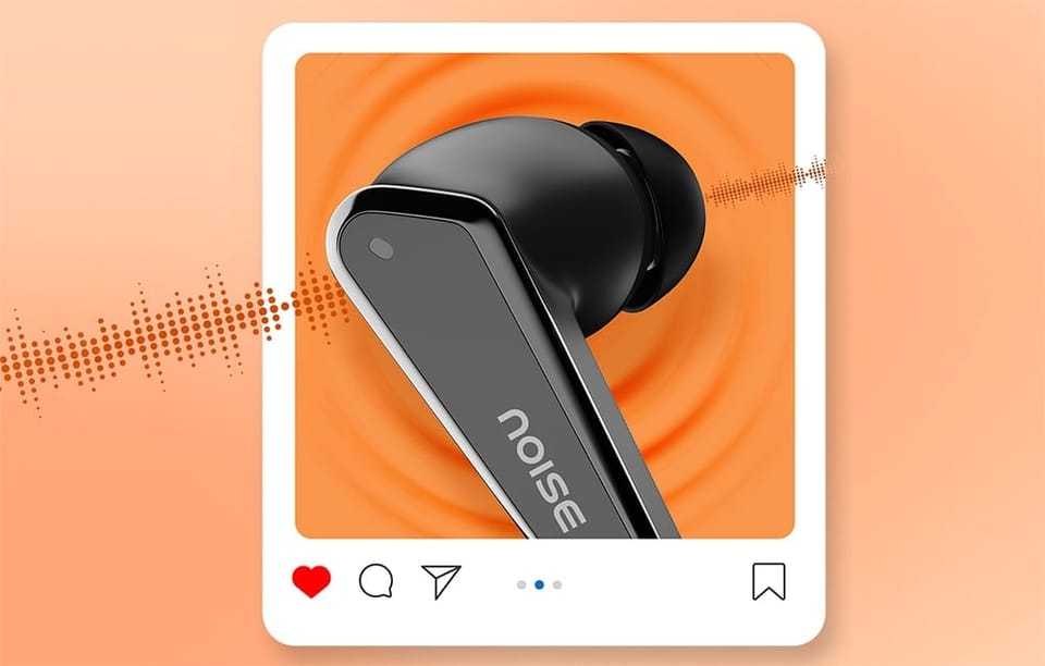 Noise Buds N1 TWS Słuchawki Bezprzewodowe ENC Czarne