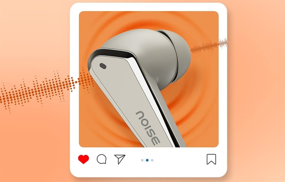 Noise Buds N1 TWS Słuchawki Bezprzewodowe ENC Beżowe