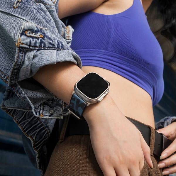 Skinarma pasek Spunk Apple Watch Ultra   niebieski/blue