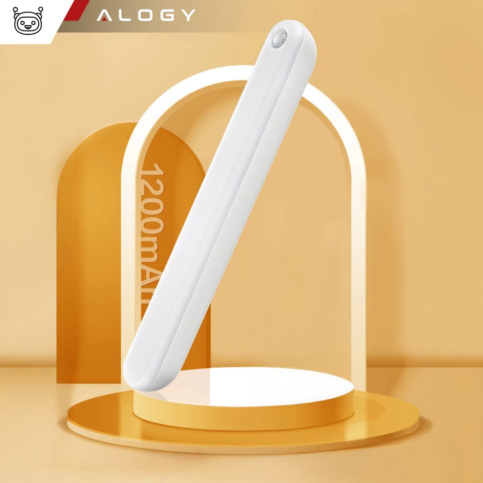 Lampka nocna Alogy Sensor Lamp z czujnikiem ruchu 25cm lampa szafkowa biurkowa na magnes Biała