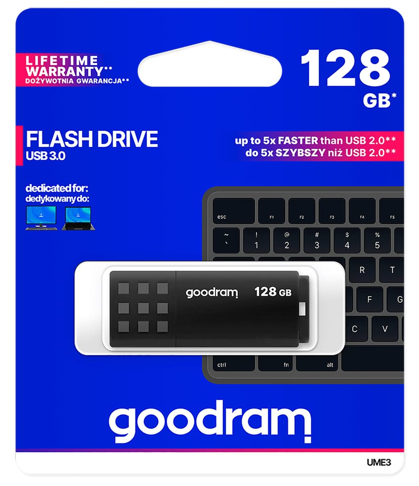 Pendrive Goodram USB 3.0 128GB czarny