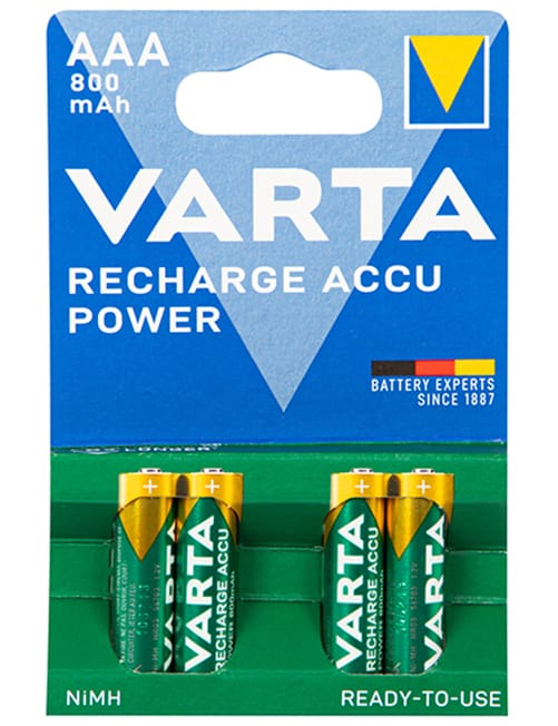 Akumulatory R3 Ni-MH AAA 800mAh Varta 4 sztuki