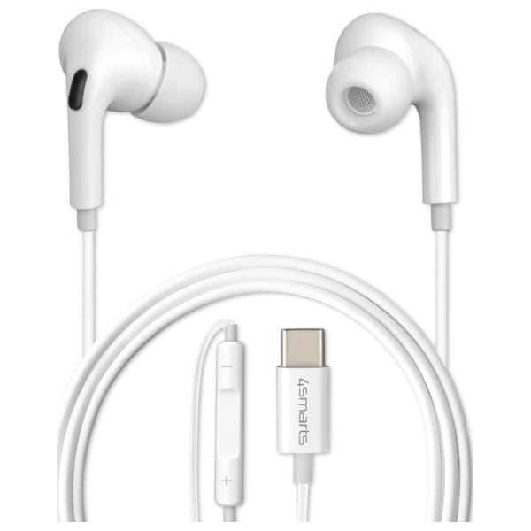 4smarts Słuchawki Melody Digital Basic   USB-C z przetwornikiem D/A biały/white 465590