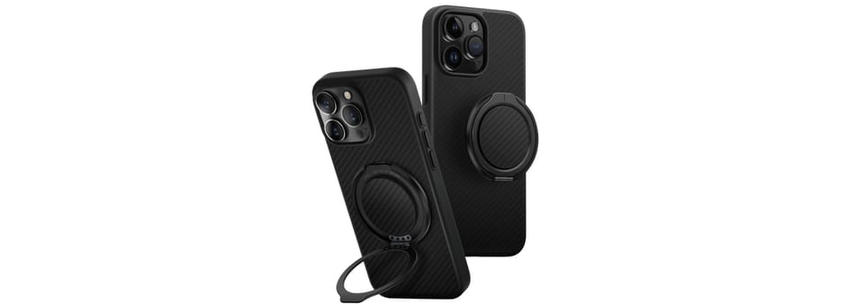 UNIQ etui Keva Air iPhone 16 Pro Max     6.9" Magclick Charging czarny/carbon black