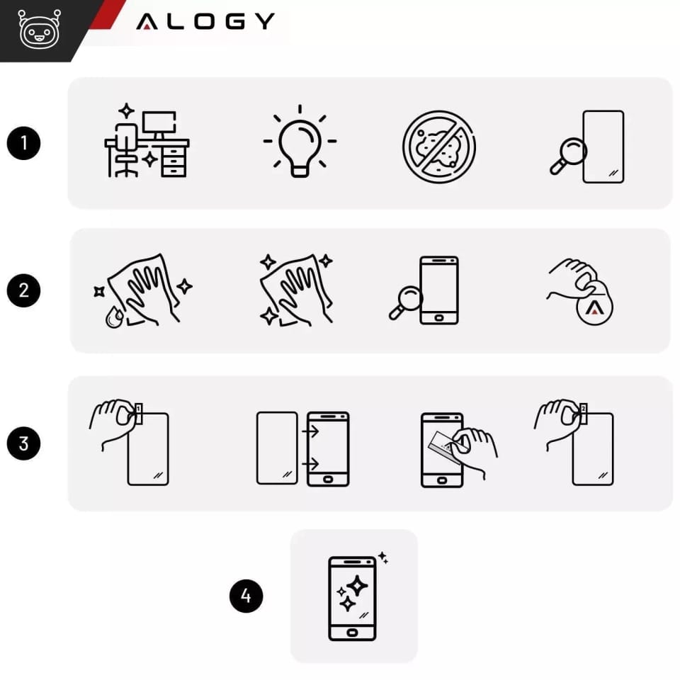 Szkło hartowane Prywatyzujące do Samsung Galaxy S23 FE matowa ochrona na ekran Alogy Privacy Glass