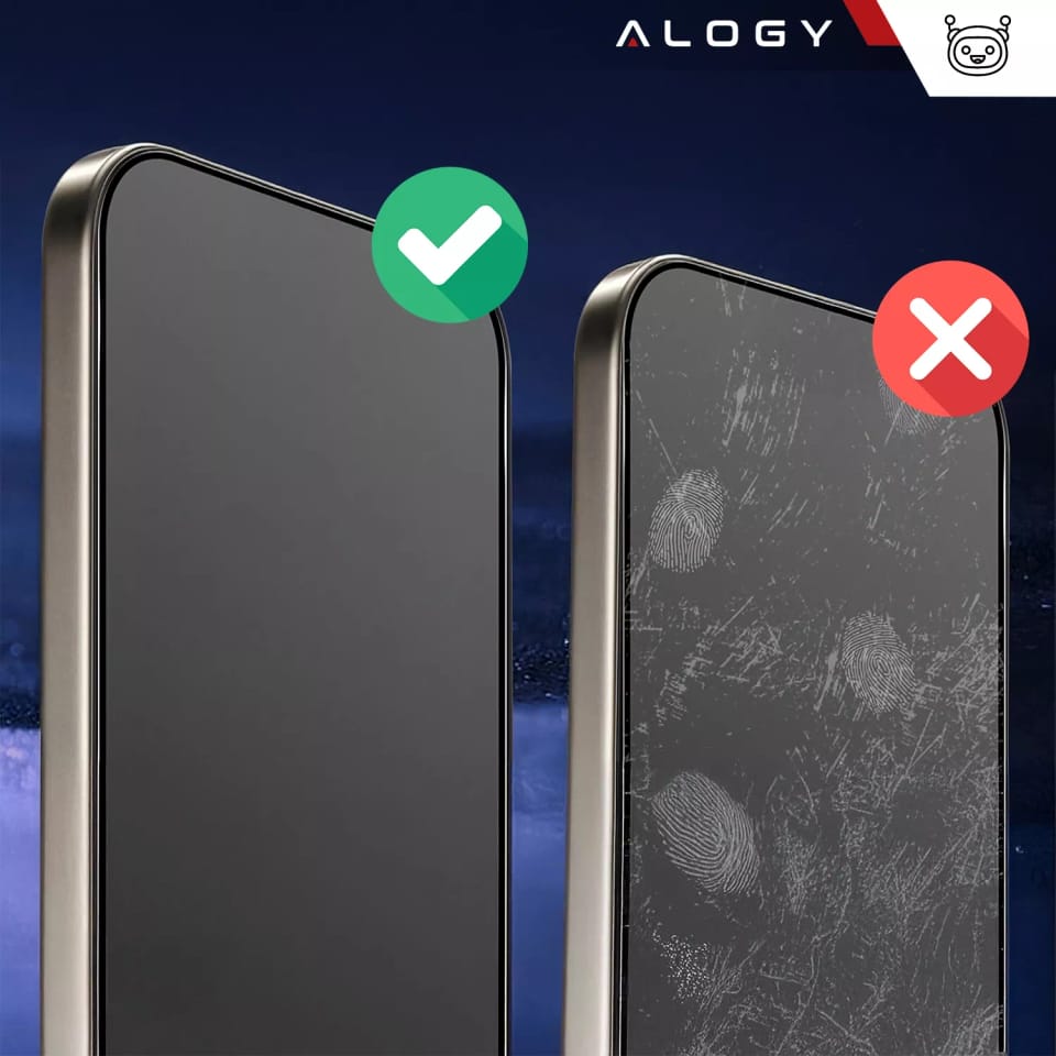 Szkło hartowane Prywatyzujące do Samsung Galaxy S23 FE matowa ochrona na ekran Alogy Privacy Glass