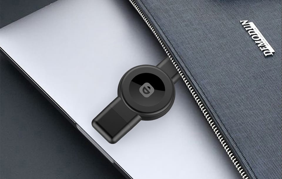 Ładowarka bezprzewodowa In-line Choetech T606-F do smartwatcha (czarna)