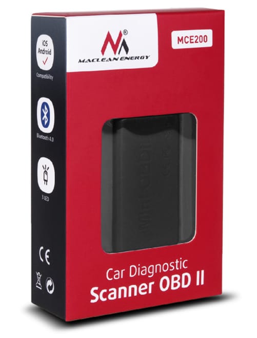 Interfejs diagnostyczny OBD2 4.0 Bluetooth, iOS, Android, MCE200