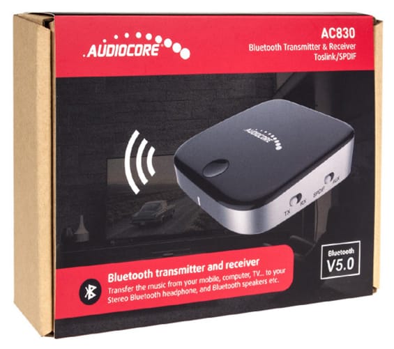 Adapter Bluetooth 2w1 transmiter odbiornik Audiocore AC830