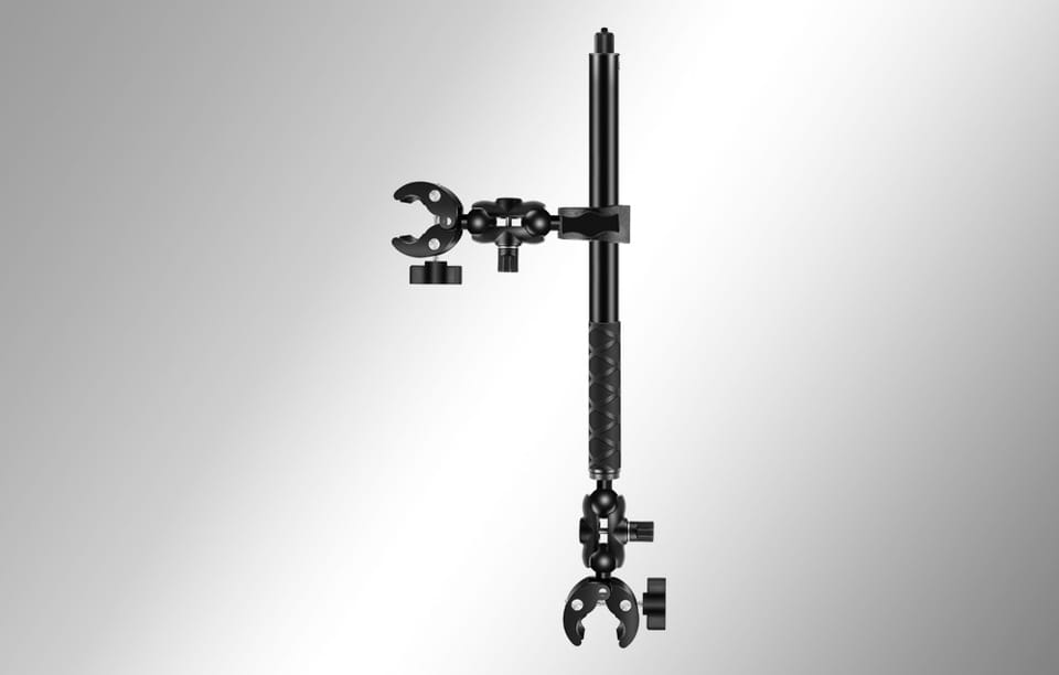 Uchwyt motocyklowy/rowerowy PULUZ z pojedynczym zaciskiem i uchwytem selfie 150 cm