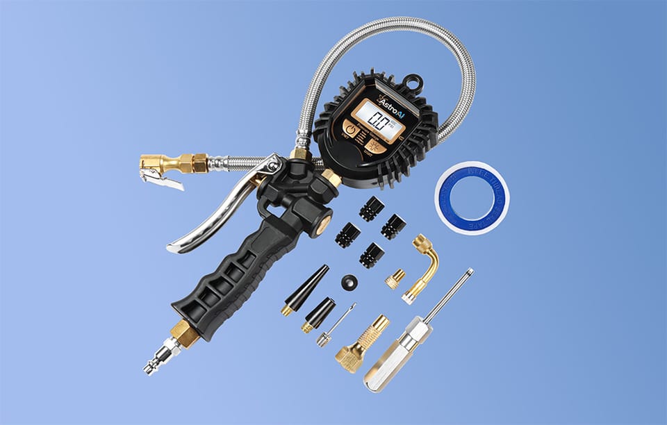 Cyfrowy miernik ciśnienia manometr AstroAI GL-1407A 250PSI
