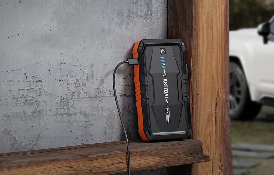 AstroAI S8 3w1: Jump starter 1500A + Powerbank 10000mAh + Światło awaryjne