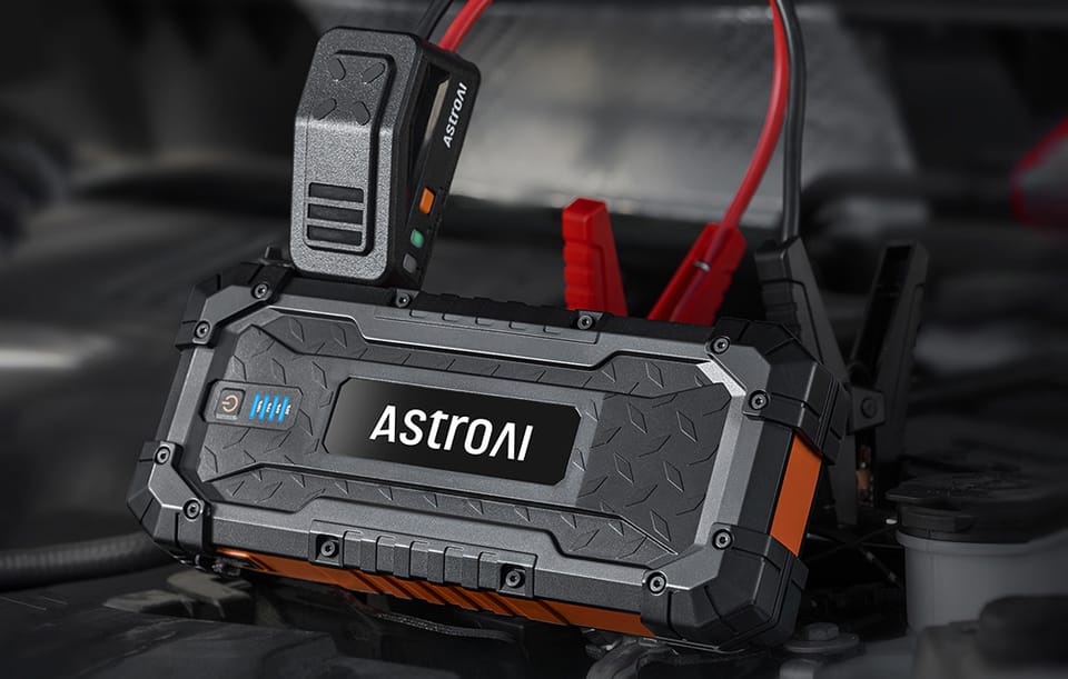 AstroAI S8 Ultra 3w1: Jump starter 4000A + Powerbank 24000mAh + Światło awaryjne