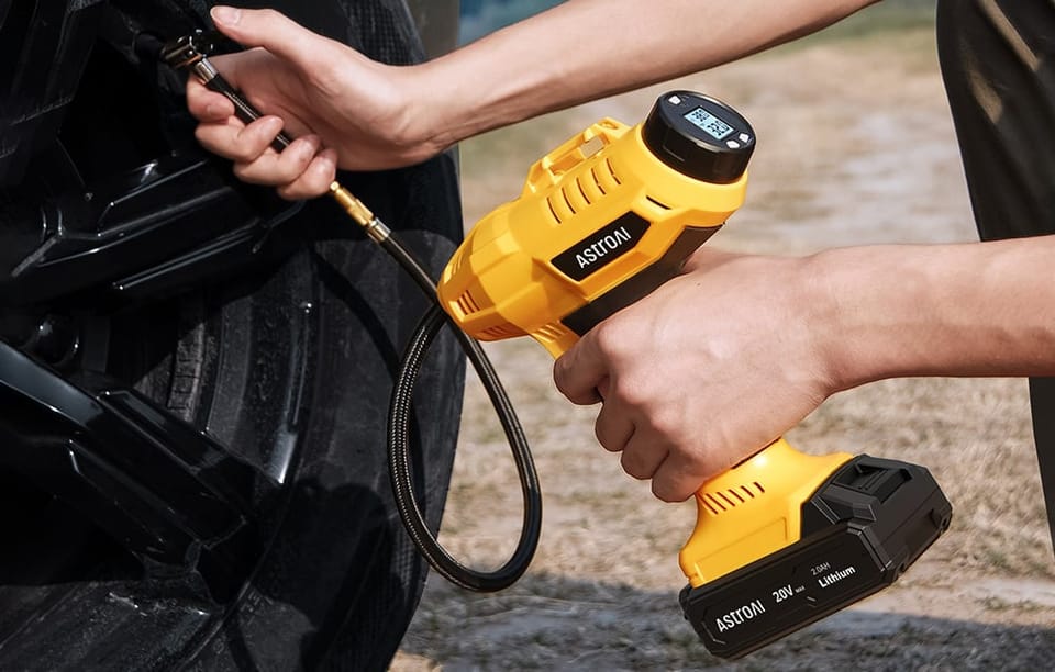 Przenośny kompresor 12V AstroAI JY16P160-18 pompka 160PSI