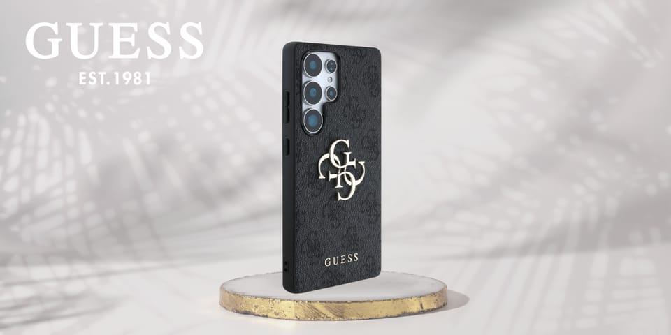 Etui Guess Big 4G Logo Classic Logo do   Samsung Galaxy S25 Ultra czarny