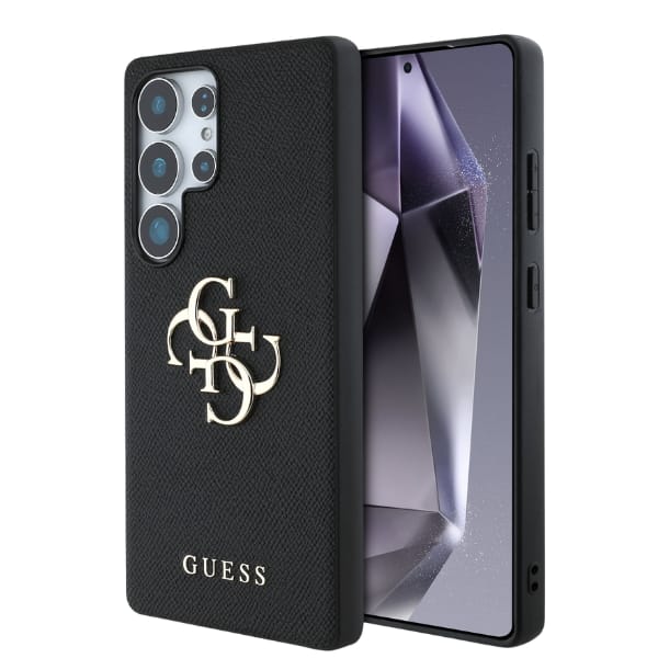 Etui Guess Grained Big 4G Logo Small     Classic Logo do Samsung Galaxy S25 Ultra czarny