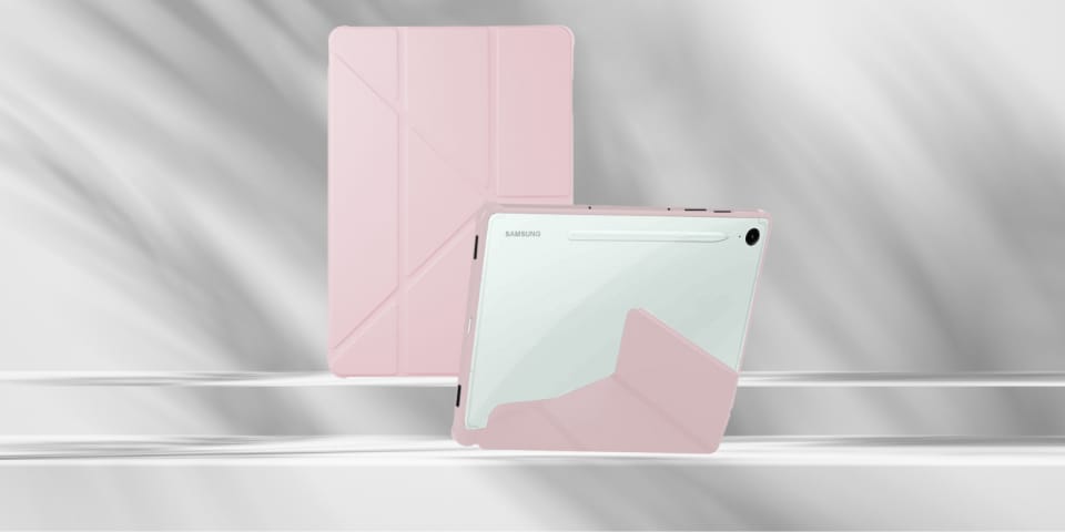 Etui Stand Samsung Tab S10 Ultra         różowe/pink