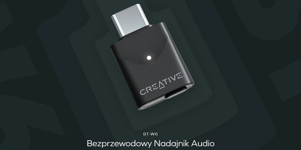 Creative Nadajnik audio BT-W6 Bluetooth  5.4