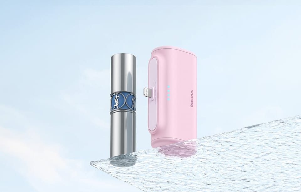 Powerbank OS-Baseus Compact IP 5000mAh 20W (różowy)