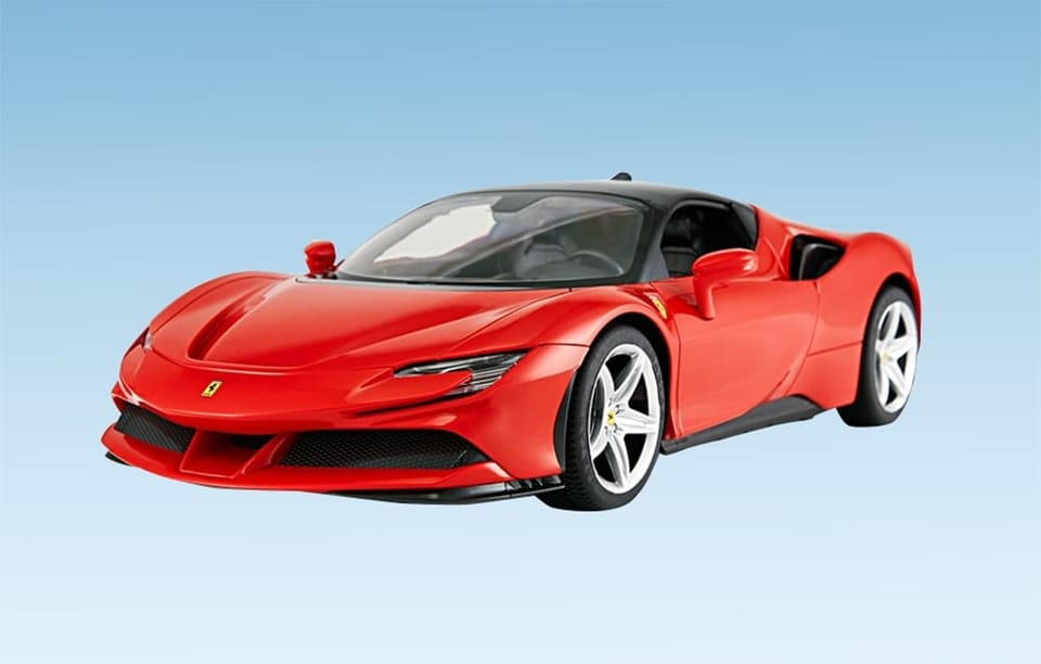 Samochód zdalnie sterowany RASTAR R/C 1:14 Ferrari SF90 Stradale (czerwony)