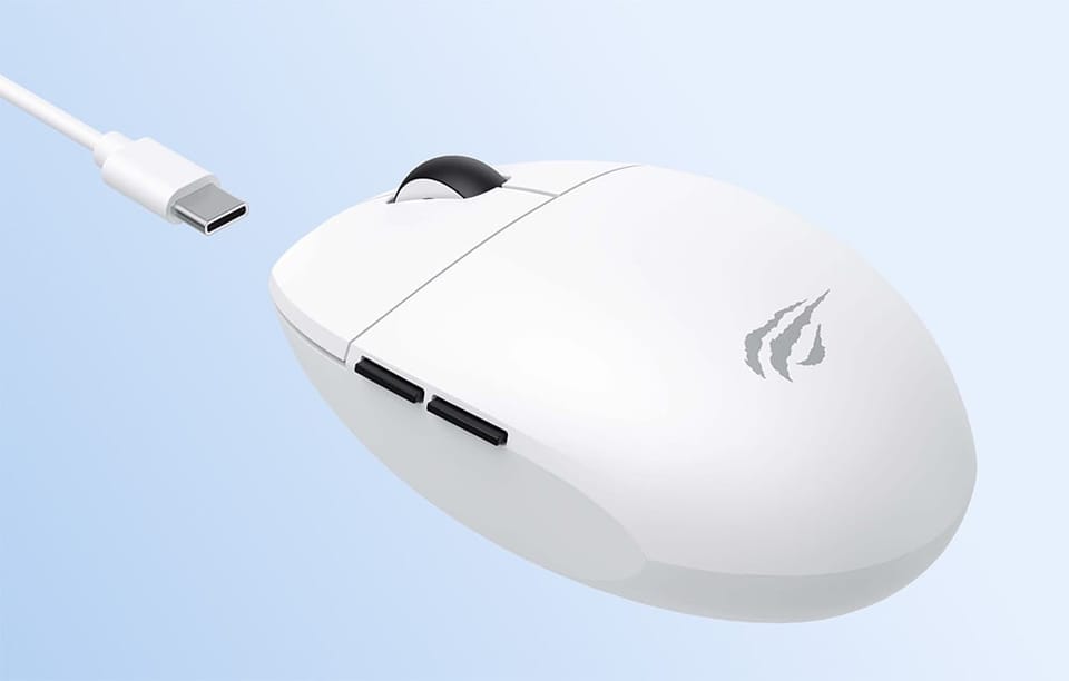 Bezprzewodowa Mysz Gamingowa Havit MS1039W 7400 DPI Biała