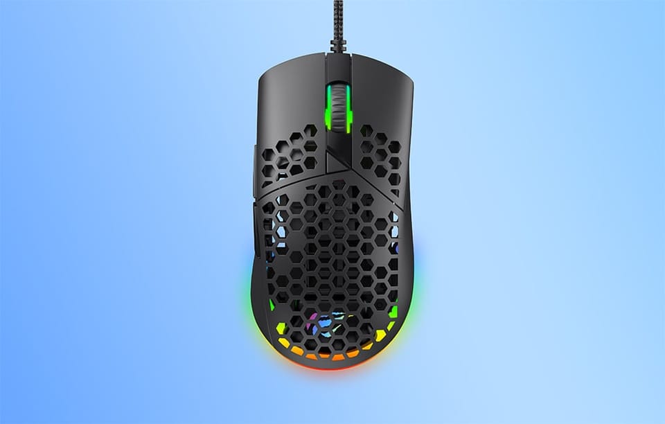 Przewodowa Mysz Gamingowa Havit MS1036 RGB 7200 DPI Czarna