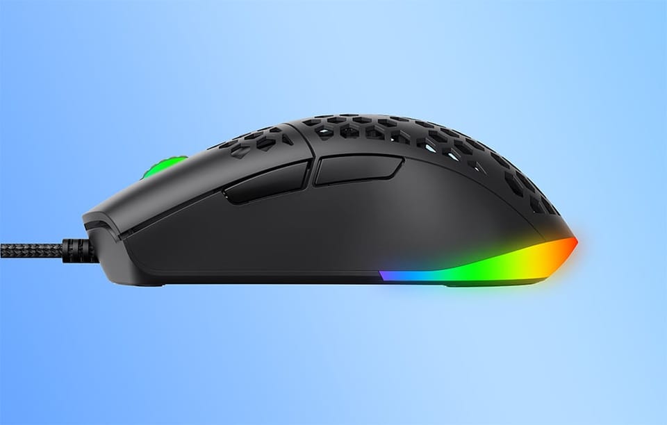Przewodowa Mysz Gamingowa Havit MS1036 RGB 7200 DPI Czarna
