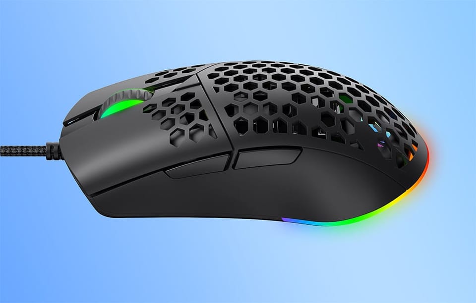 Przewodowa Mysz Gamingowa Havit MS1036 RGB 7200 DPI Czarna