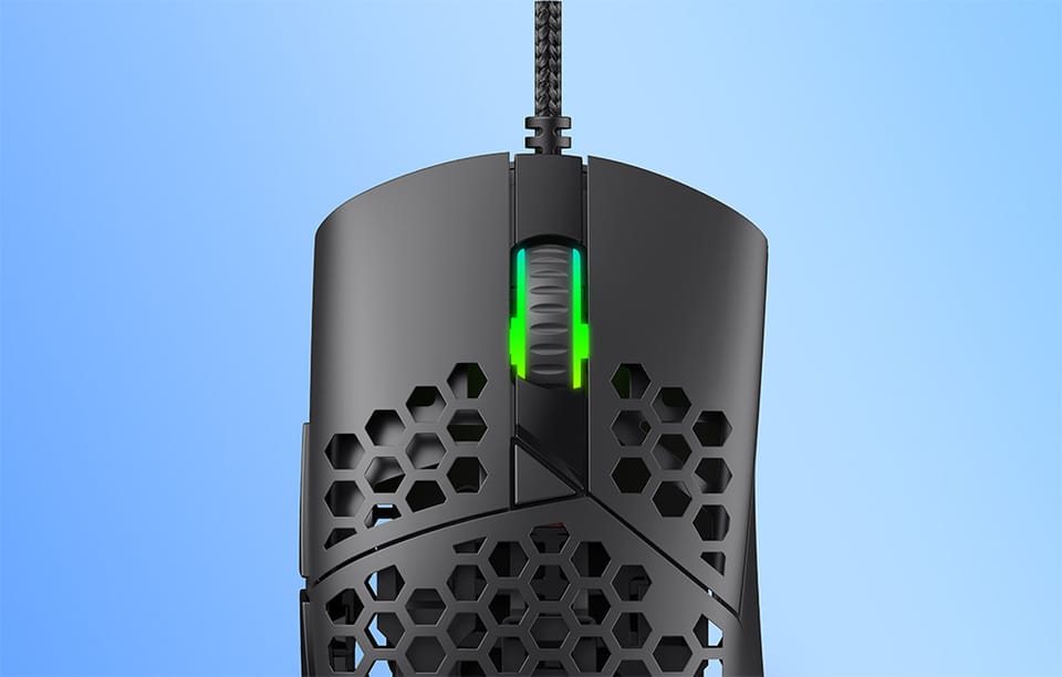 Przewodowa Mysz Gamingowa Havit MS1036 RGB 7200 DPI Czarna